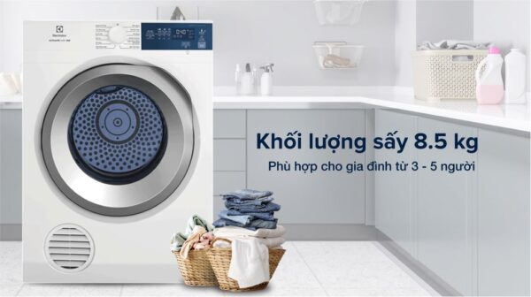 Máy sấy Electrolux 8,5Kg EDS854J3WB 2