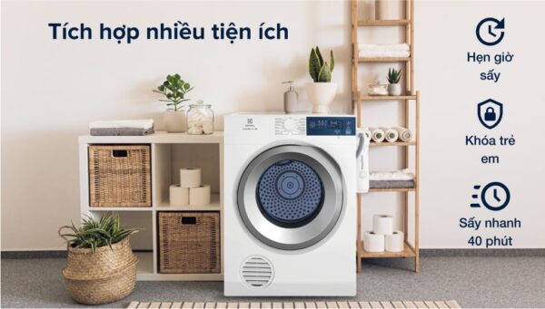 Máy sấy Electrolux 8,5Kg EDS854J3WB 6