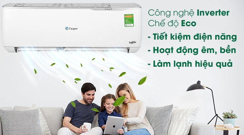 Điều hòa Casper 9000BTU inverter GC-09TL32