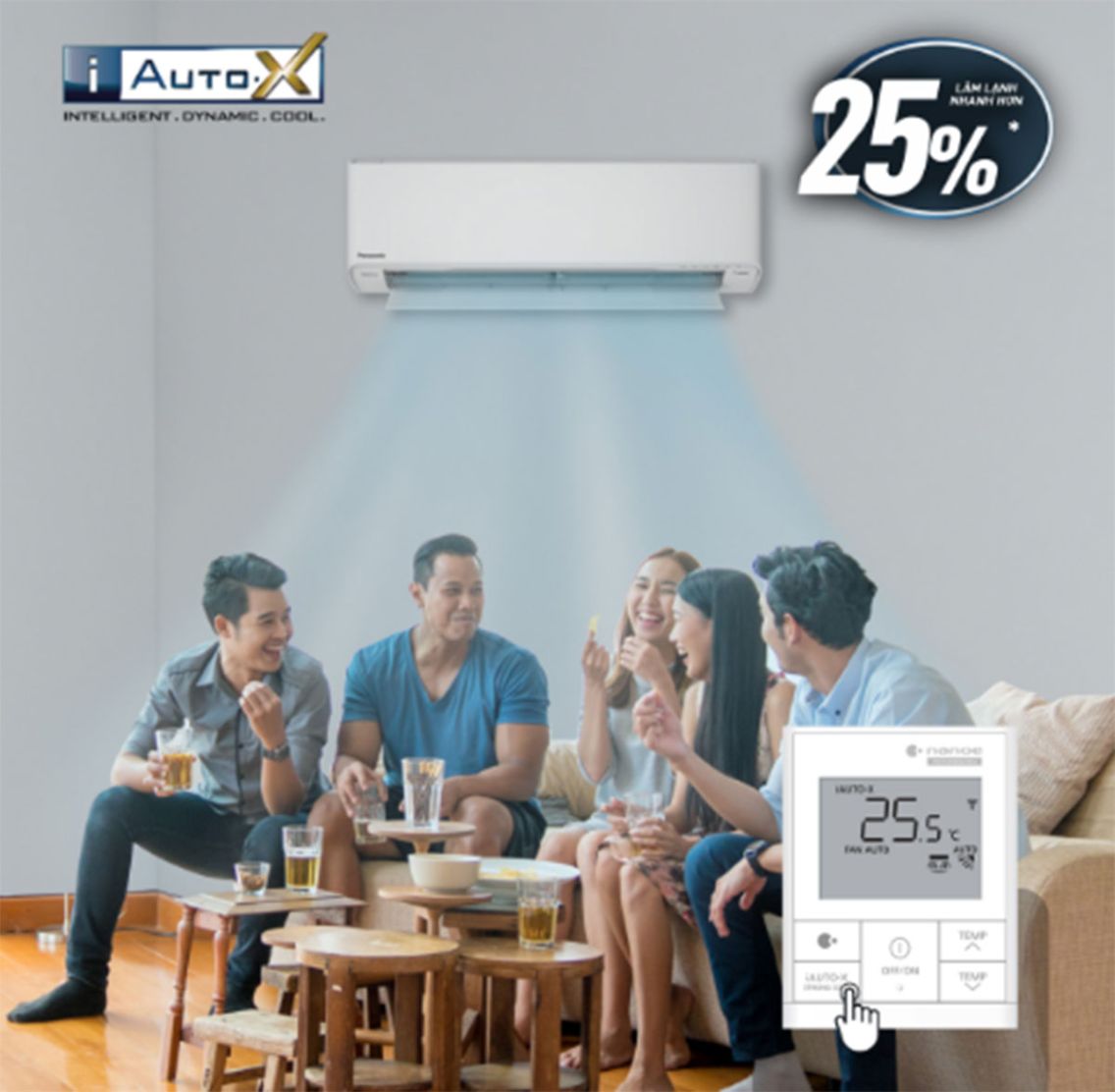 Điều hòa Panasonic 24.000BTU 1 chiều inverter U24ZKH-8