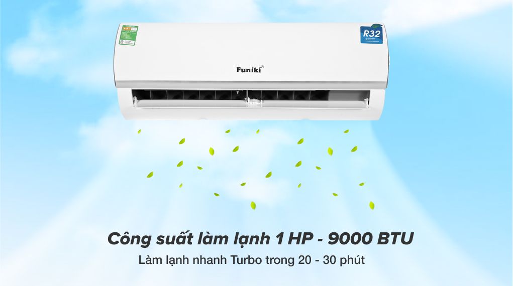 Điều Hòa Funiki 9000btu 1 chiều model HSC09TMU Gas R32