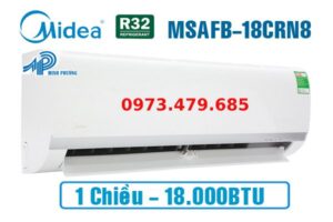 Điều hòa MIDEA 1 chiều 18.000BTU MSAFB-18CRN8