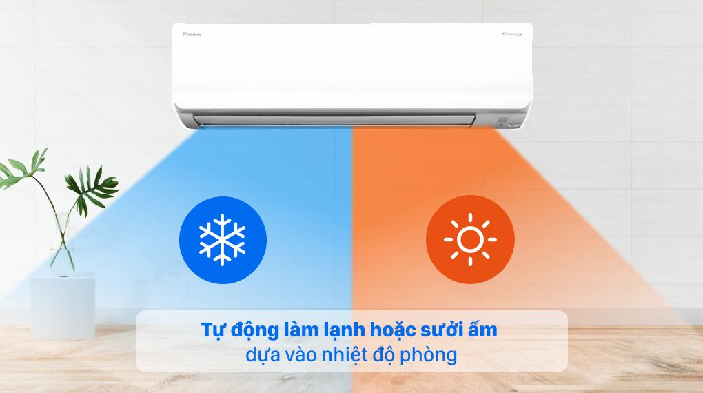 Điều hòa Daikin 2 chiều 24000BTU inverter FTHF71VVMV