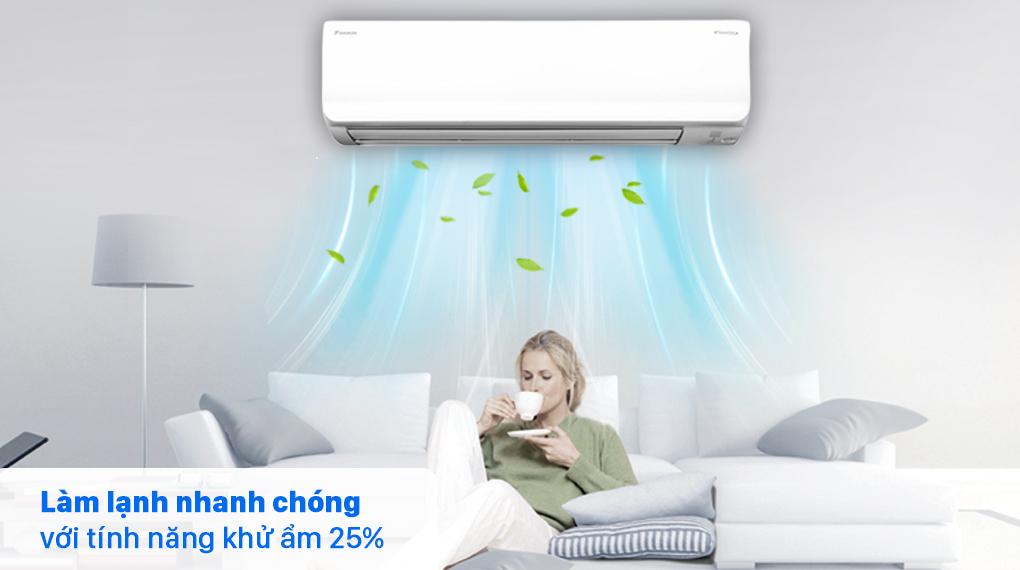 Điều hòa Daikin 2 chiều 24000BTU inverter FTHF71VVMV