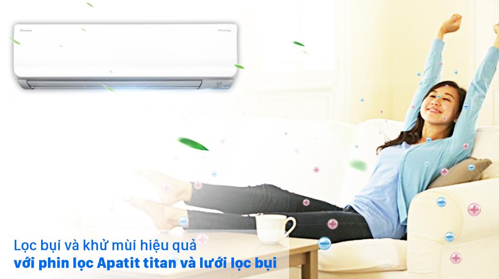 Điều hòa Daikin 2 chiều 24000BTU inverter FTHF71VVMV