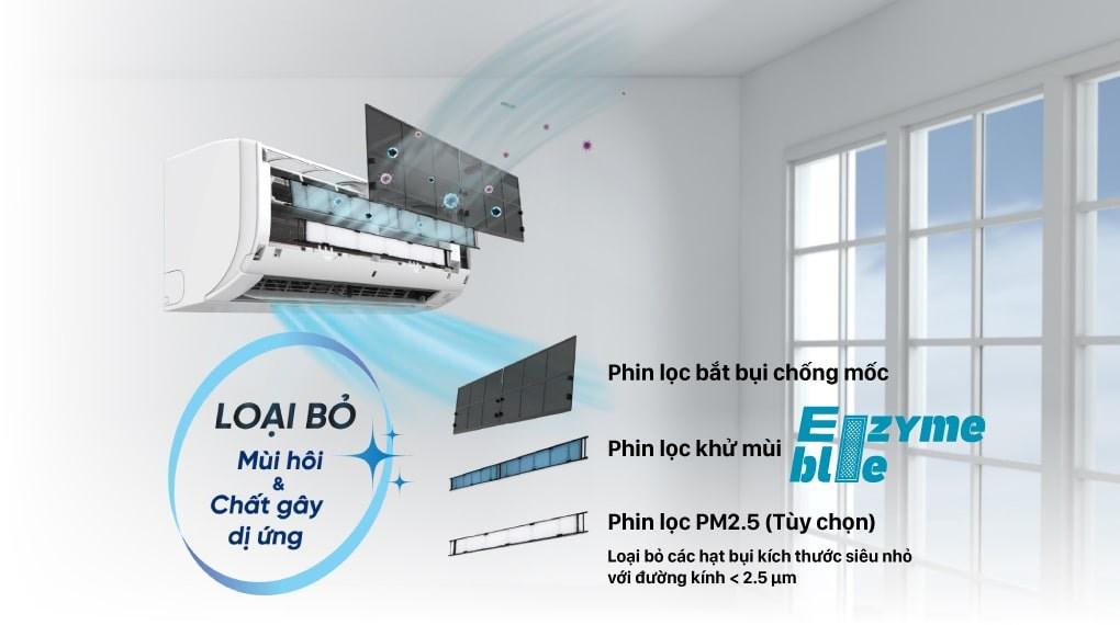 Điều hòa Daikin 2 chiều 9000BTU inverter FTHF25VAVMV