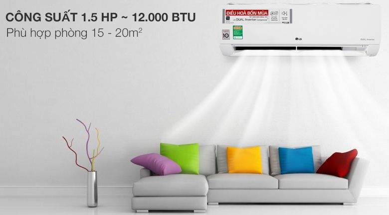 Điều hòa LG 2 chiều 12.000BTU inverter B13END