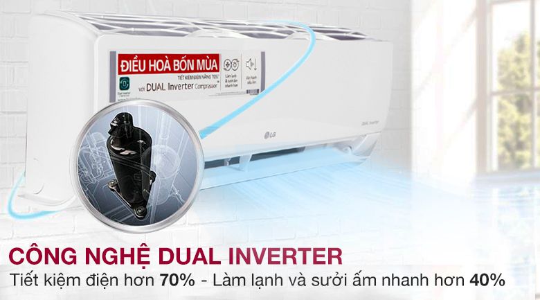 Điều hòa LG 2 chiều 12.000BTU inverter B13END