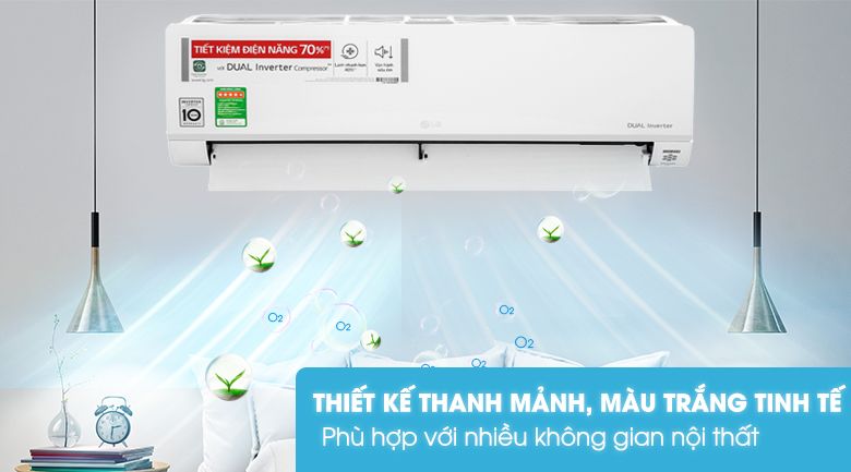 Điều hòa LG 9000 BTU 1 chiều inverter V10API1