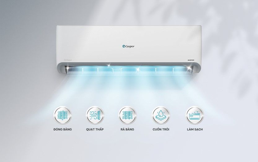 Điều hòa Casper 18000 BTU 2 chiều inverter GH-18IS33