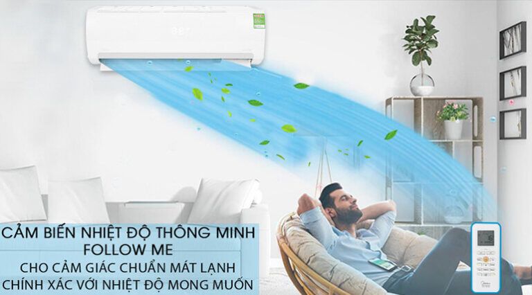 Điều hòa Midea 12000BTU 1 chiều MSAFG-13CRN8