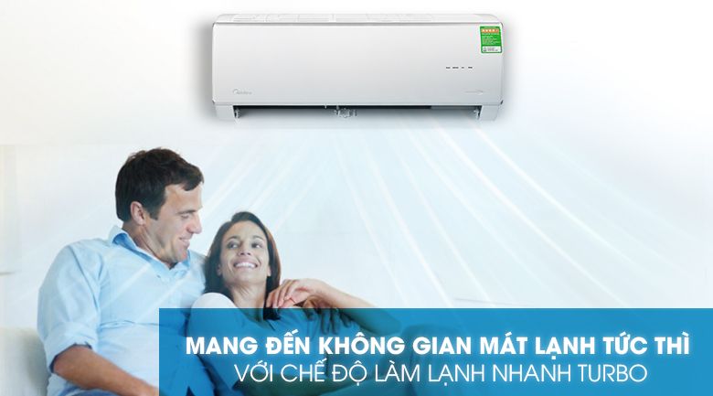 Điều hòa Midea inverter 12000BTU 1 chiều MSAGII-13CRDN8