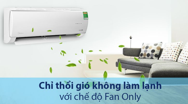 Điều hòa Midea inverter 12000BTU 1 chiều MSAGII-13CRDN8