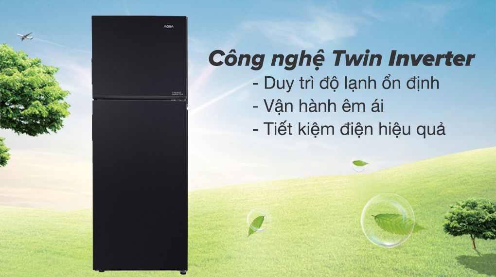 AQR-T352FA Tủ lạnh Aqua Inverter 333 lít