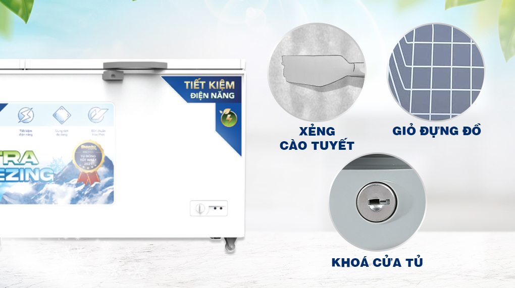 HPF AD6544 Tủ đông Hòa Phát 544 lít