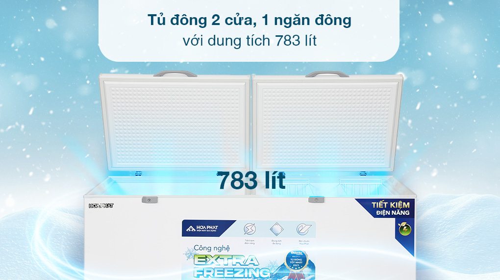 HPF AD6783 Tủ đông Hòa Phát 783 lít