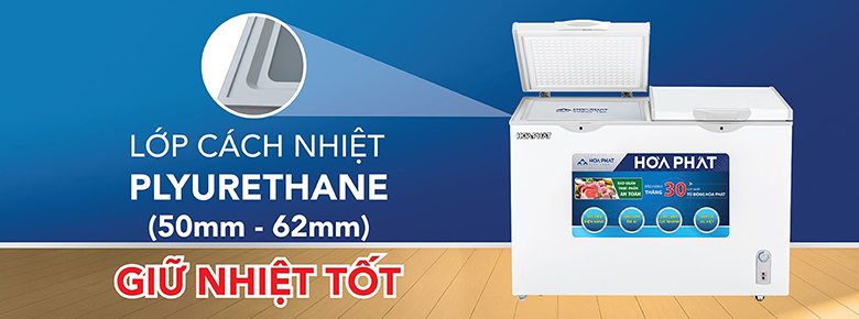 Tủ đông Hòa Phát 205 lít HCF 506S2Đ2