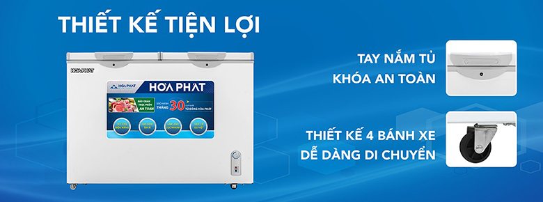 Tủ đông Hòa Phát 205 lít HCF 506S2Đ2