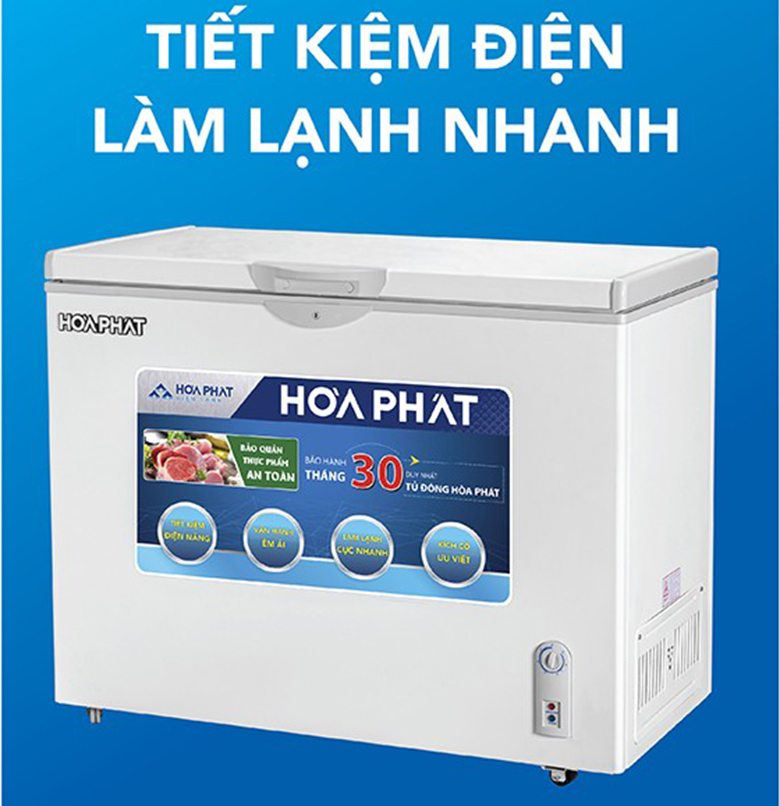 Tủ Đông Hòa Phát HCF-516S1Đ1 252 Lít 