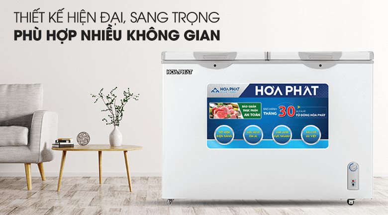 HCF 606S2Đ2 Tủ đông Hòa Phát 245 lít