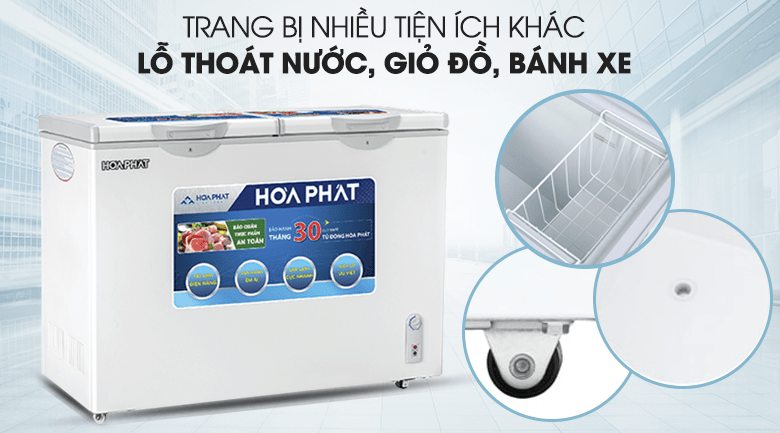 HCF 606S2Đ2 Tủ đông Hòa Phát 245 lít