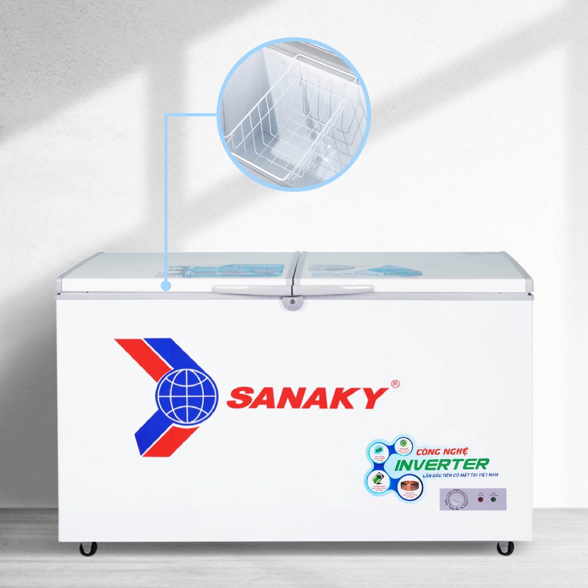 Tủ đông Sanaky 270L Inverter VH-3699A3