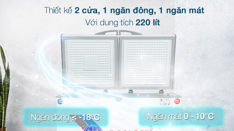 Tủ đông Sanaky Inverter 220 lít VH-2899W3