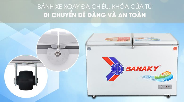 Tủ đông Sanaky 260 lít VH-3699W1