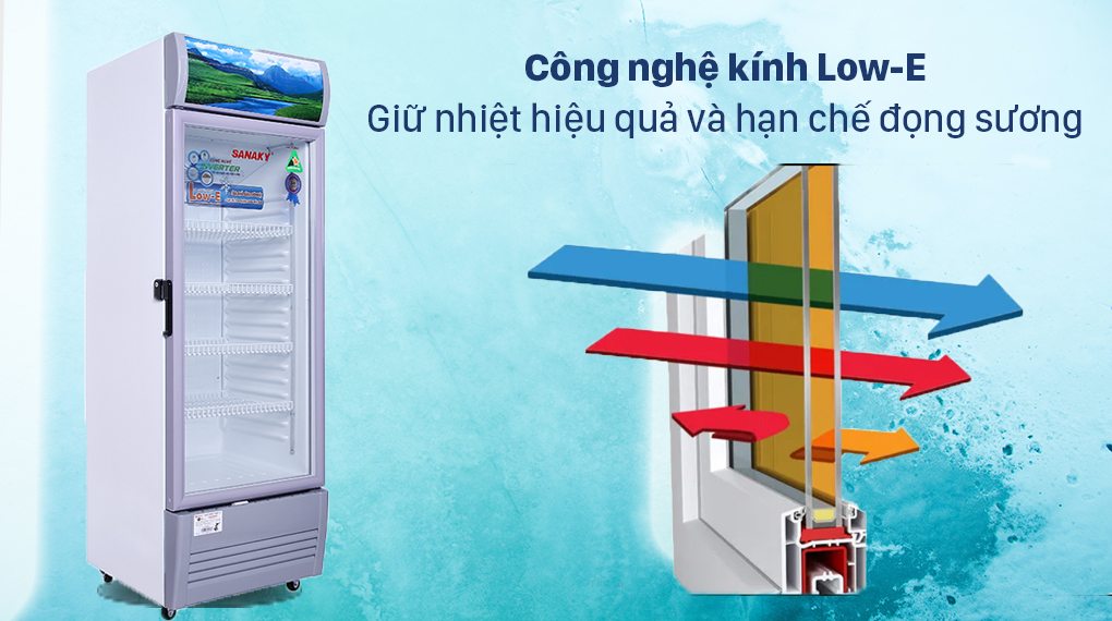 Tủ mát Sanaky Inverter 290 lít TM.VH358K3L