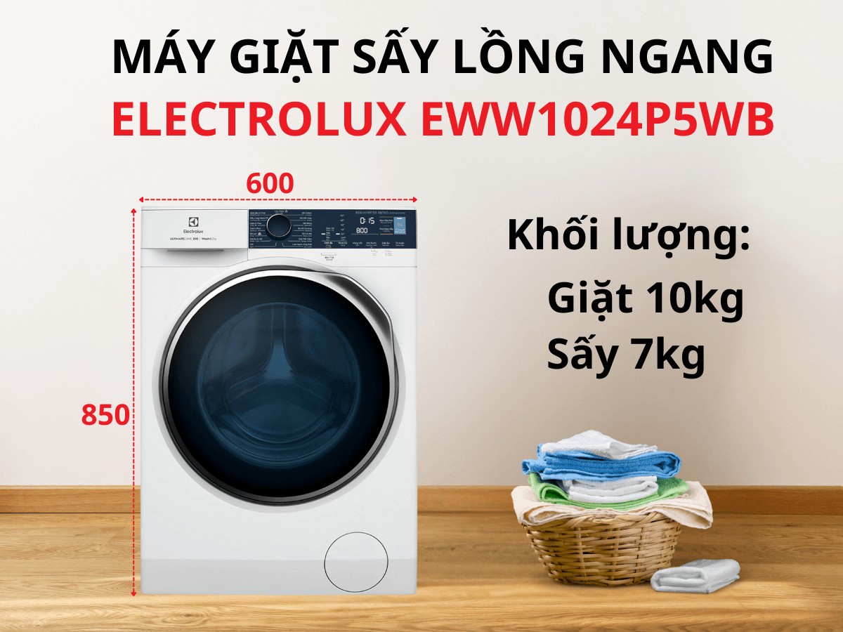 máy giặt Electrolux 10